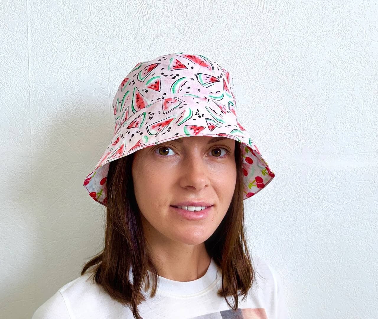 Reversible Bucket Hat Style 2 Sewing Pattern and Instructions Etsy