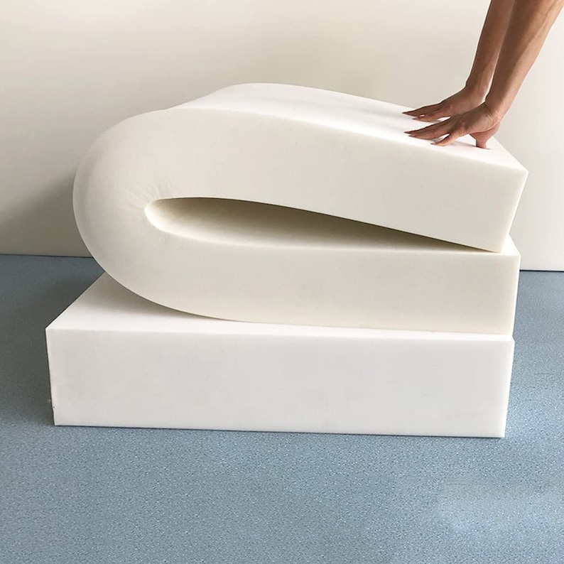 High Density Upholstery Foam Sheet Cut to 72 Inches X 24 Inches Various