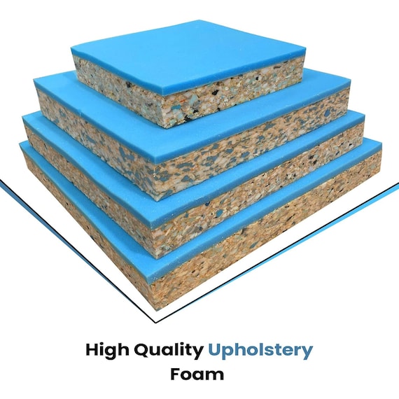 Upholstery Foam 2.5 High Density Thick Bonded Layer Easy to Cut