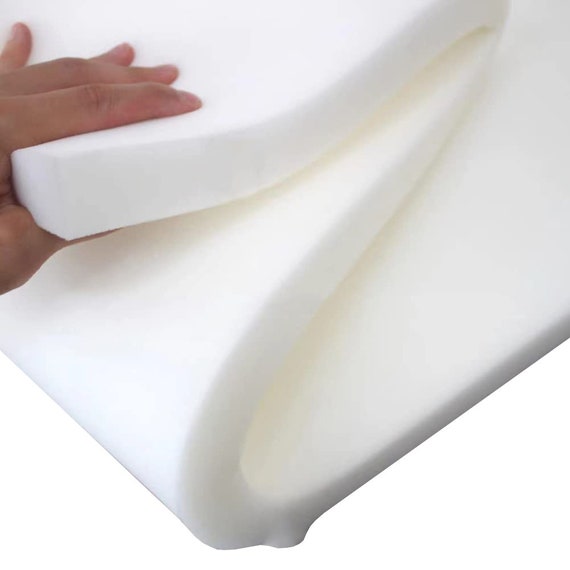 High Density Upholstery Foam Cut to ANY Size ALL Sizes Available Suitable  for Chairs, Seats, Sofas, Caravans Made in the UK 