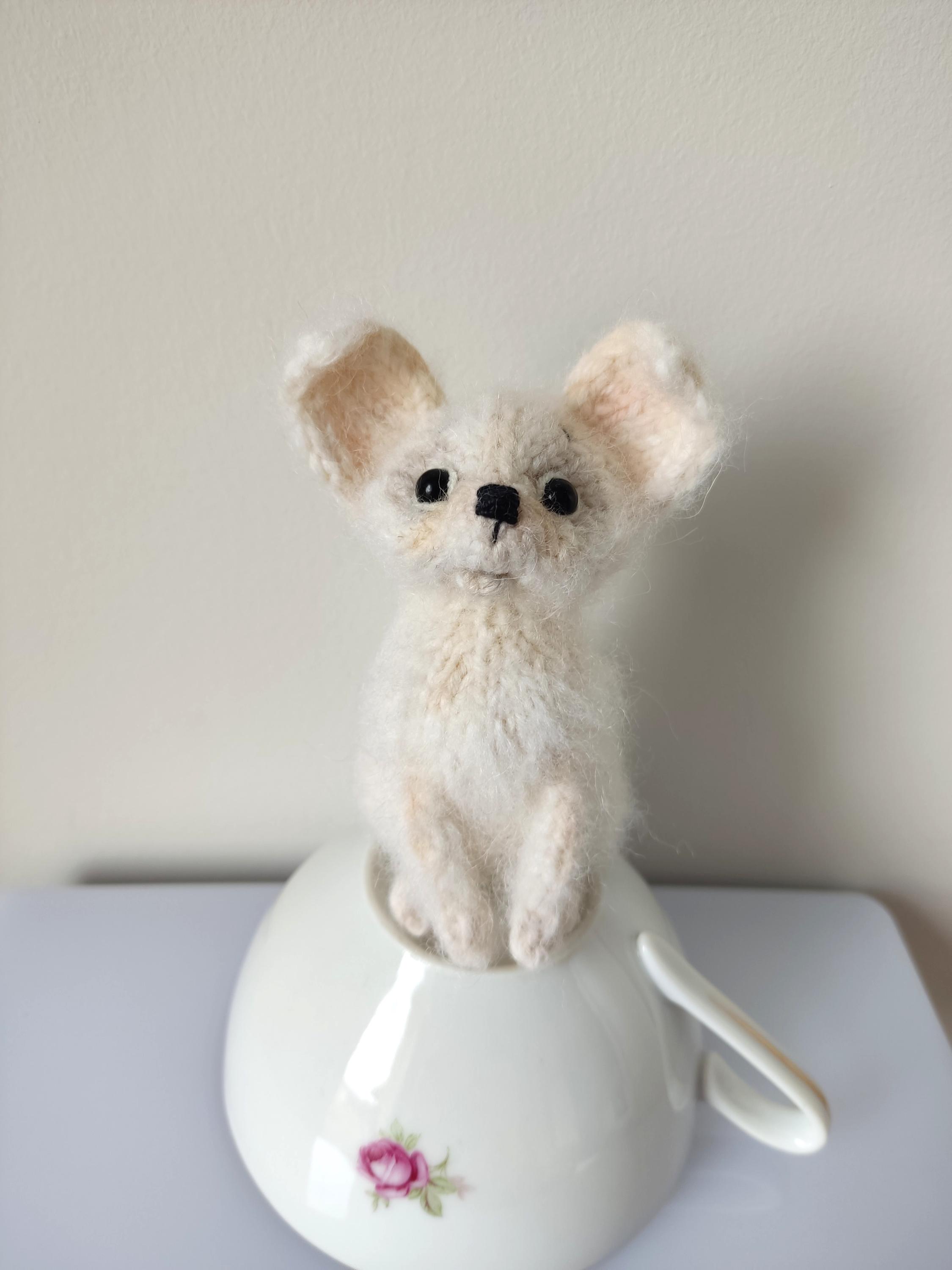 作家様 白キツネ フェネック アートドール ぬいぐるみ ミニニット