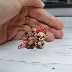 Custom micro Deer Dollhouse miniature Christmas reindeer. Doll pet reindeer . Mini animal. Collectible figurine. Friend gift.