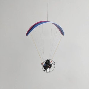 Paraglider PPG, Felt miniature, Mini Paraglider, small model, gift for sportsman, Felt Paraglider, Paragliding, Paramotoring. Gleitschirm image 4