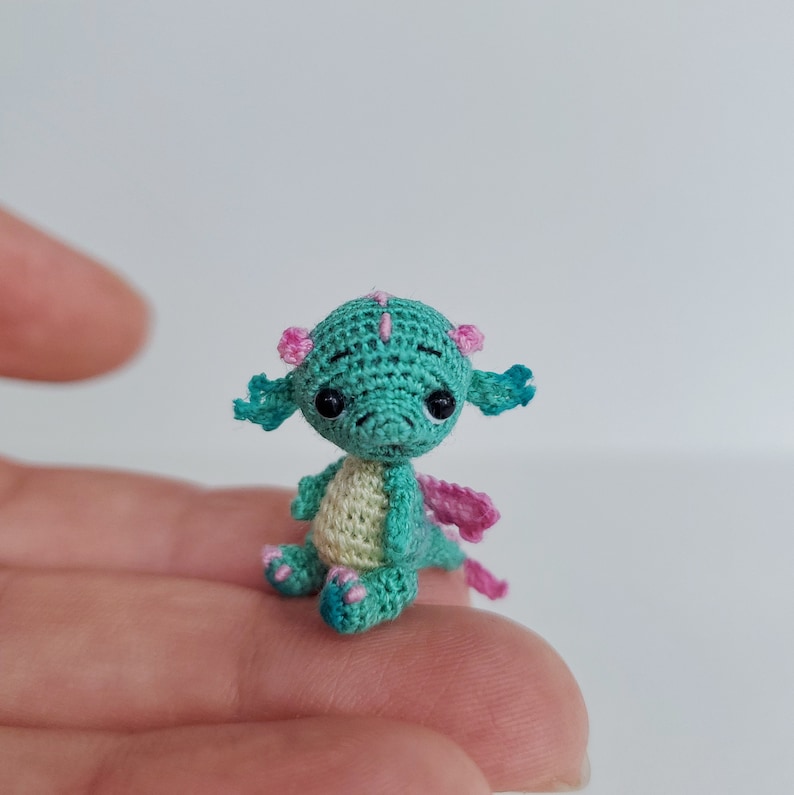 Custom Micro Baby Dragon. Dollhouse Miniature Tiny Dragon. - Etsy