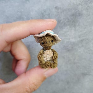 Custom Micro Turtle Dollhouse miniature turtle. Doll pet turtle. Mini animal. Collectible figurine. Friend gift.