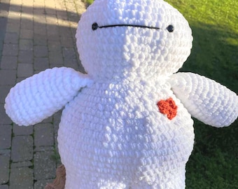 Baymax inspired Crochet Pattern: Big Hero 6 Amigurumi - Beginner Friendly (PDF Pattern)