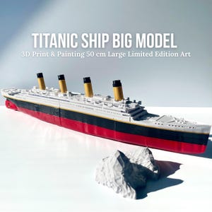 Large Titanic Model – 50cm 3D Printed & Hand-Finished | Perfect Nautical Gift