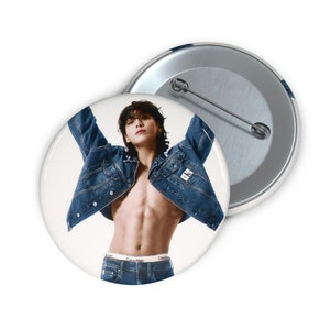 BTS Jeon jungkook Calvin klein| Kpop army merch Pin Buttons