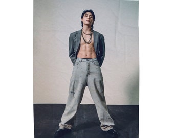 BTS Jeon Jungkook CK Seven Comeback shirtless Photoshoot/ kpop army merch gift cozy blanket