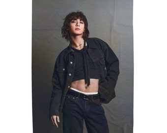 BTS Jeon Jungkook Calvin klein | kpop fan merch gift cozy Velveteen Plush Blanket