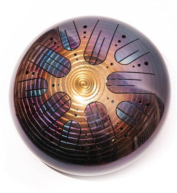 Tritone Steel Tongue Drum Kosmosky Handpan Tank Drum Handpan Drum