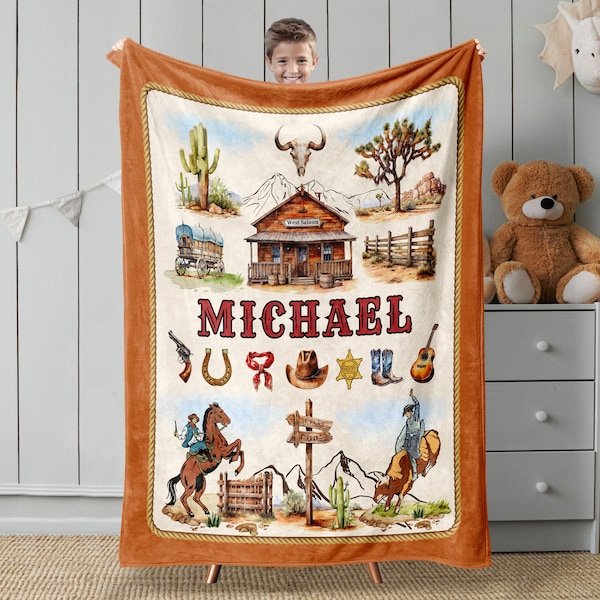 Kyte Baby Baby Blanket - Classic Cowboy