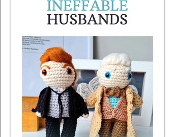 Patron PDF au crochet : maris ineffables | Crowley et Aziraphale | De bon augure