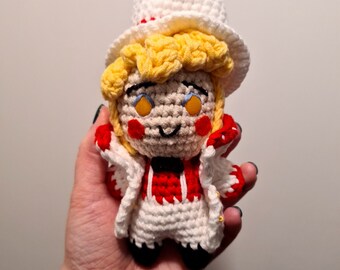 Hell's Greatest Dad Lucifer Morningstar Hazbin Hotel lalka szydełkowa chibi
