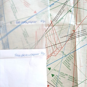 SCHNITTMUSTERPAPIER SKIZZENPAPIER TRANSPARENTPAPIER Papier für Schnittmuster Breite 60/ 33 cm bild 2