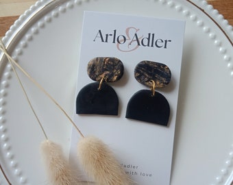 Gillian Drop Earring | Polymer Clay Statement Earrings | Handmade Polymer Clay Earrings| Drop Earrings  | Dangle Earrings