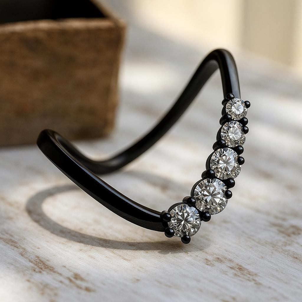 Filigree & Vine Wedding Band for Women and Men, Unique Sterling Silver Ring Vintage Style, Black Oxidized band Leaves Engraved Man Ring Band