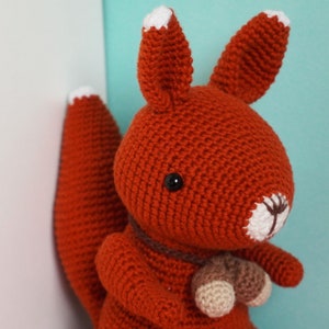 Squirrel | Crochet Animal | Cuddly Toy | Stuffed Animal | Amigurumi | Gift for Baby & Child