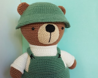 Bär | Teddybär | Gehäkeltes Kuscheltier | Häkeltier | Amigurumi | Geschenk für Baby & Kind