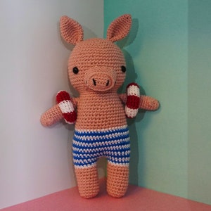 Pig | Piglet | Hoglet | Crochet Animal | Cuddly Toy | Stuffed Animal | Amigurumi | Gift for Baby & Child