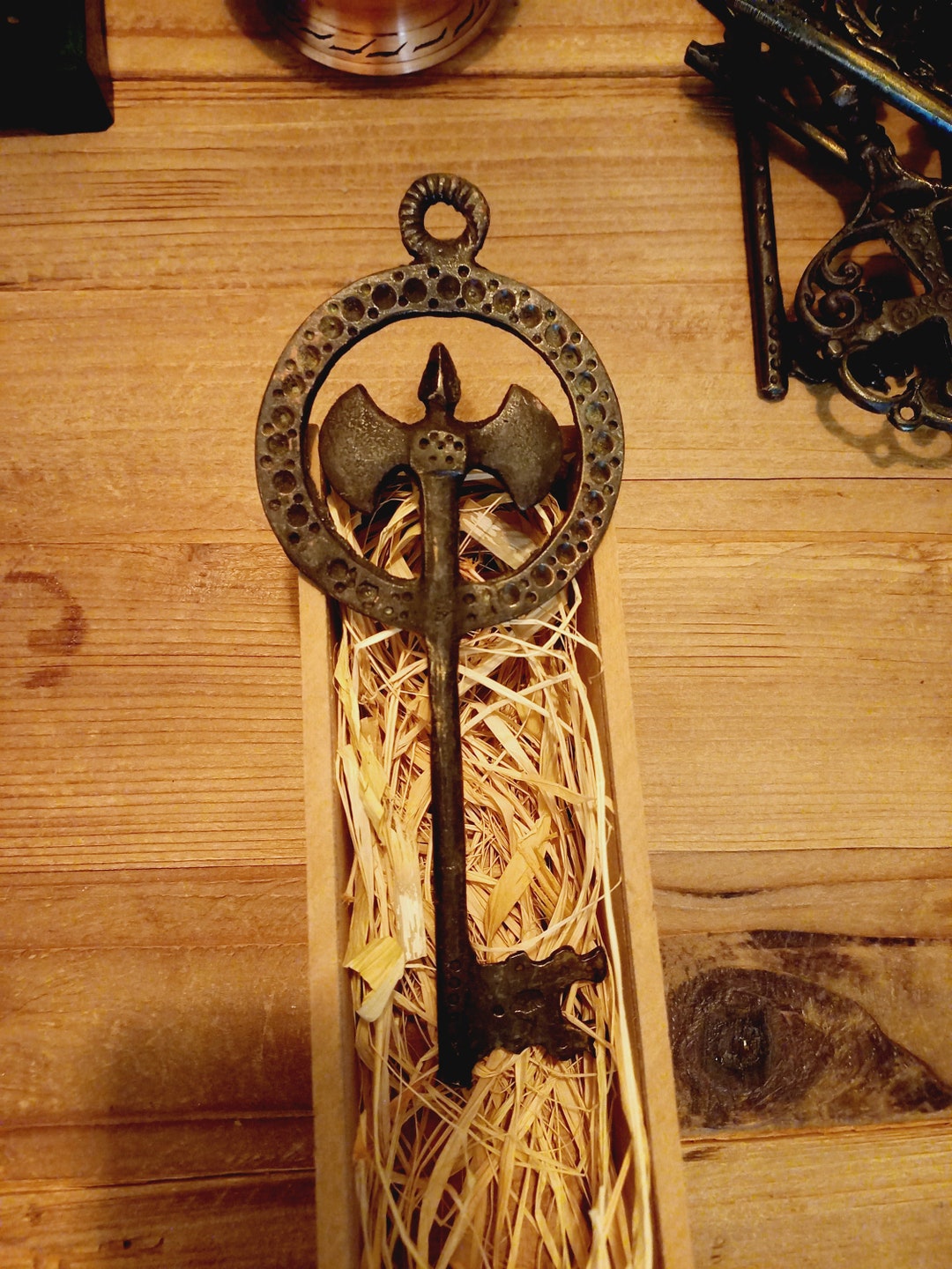 Large Cast Brass Rustic Skeleton Keys, Victorian Keys,skeleton Key Wall