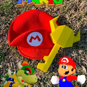 Super Mario 64 Bowser Key Replica - Nostalgic 3D-Printed Collectible / Asset tratto dal file della cartuccia di gioco reale!