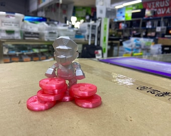 Super Mario 64 3D Printed Red Coins | The 8 Red Coins from the level | You know what happens when you get all eight!