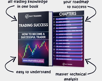 Chart & Candlestick Pattern | Trading Book PDF | Forex Crypto Stocks | Stock Market Day Trader Gift | Technical Analysis Book | How to Trade