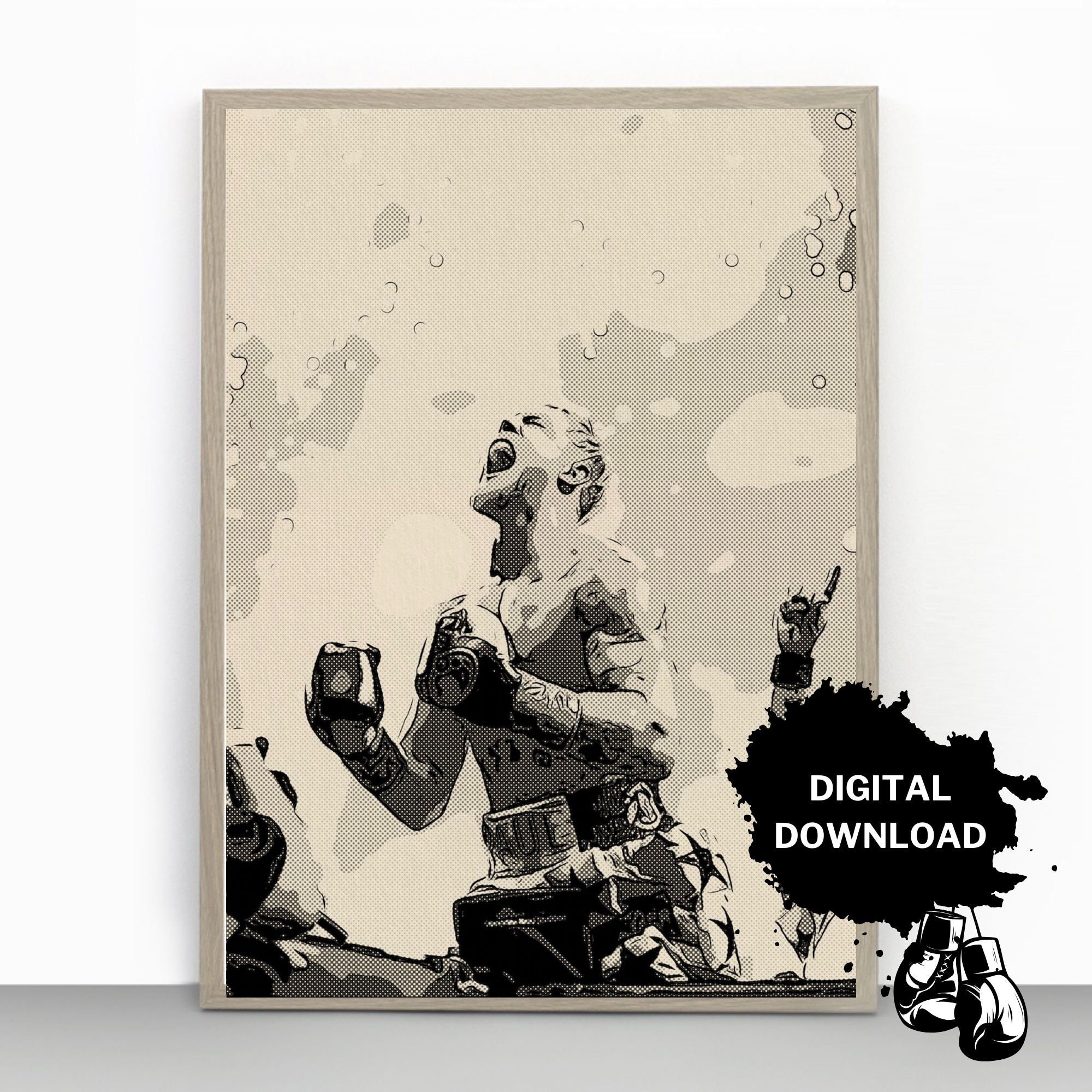 Jake Paul Poster Printable Wall Poster Boxing Maverick - Etsy