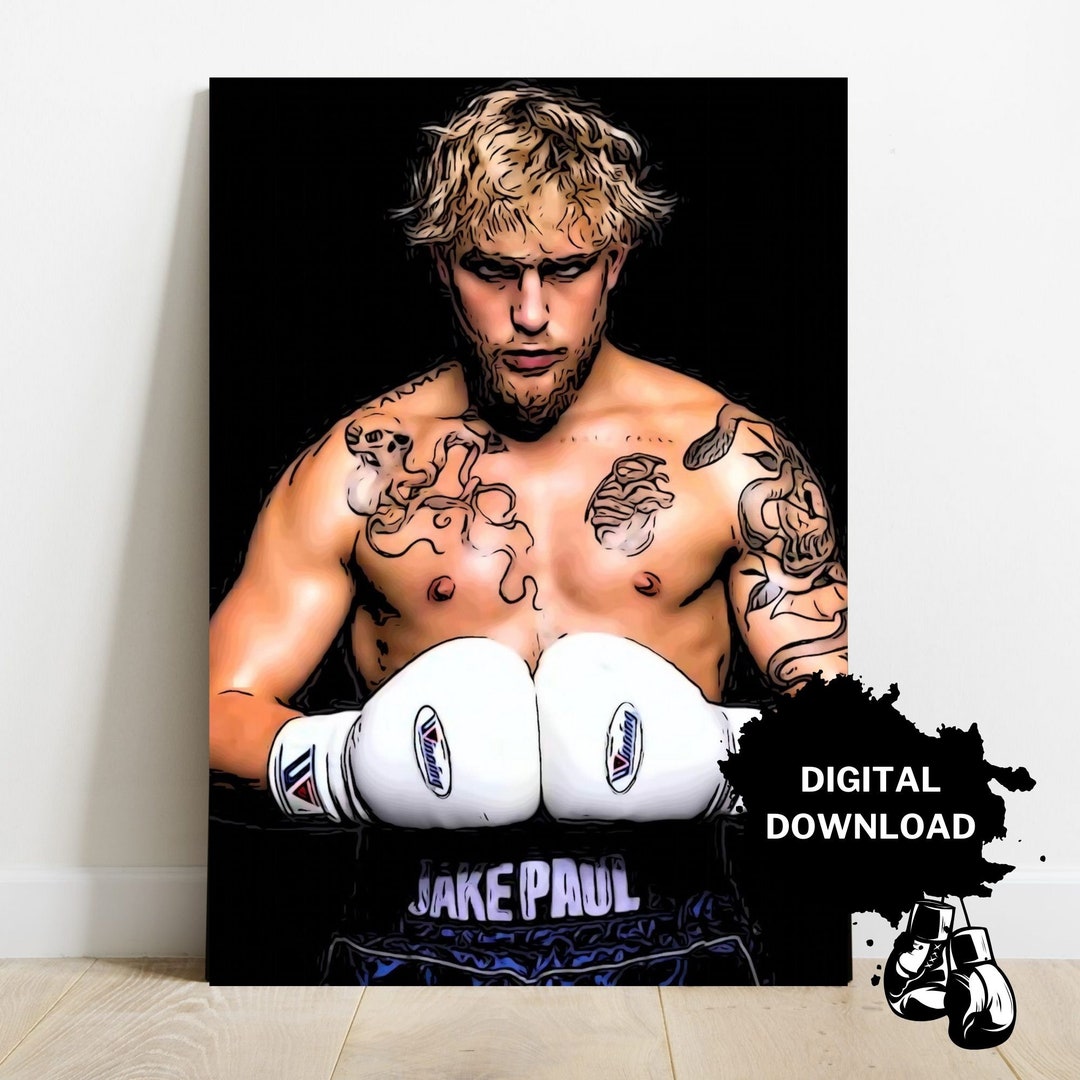 Jake Paul Poster Printable Wall Art Boxing Poster Digital - Etsy