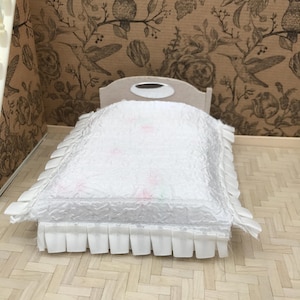 Lundby bedroom / bed for dollhouse / Sweden / Vintage