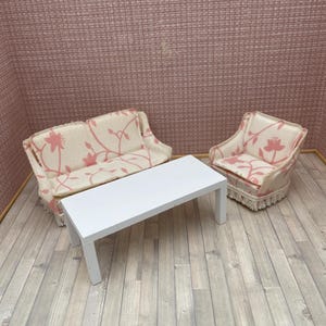 Zestaw wypoczynkowy Lundby do domku dla lalek / vintage / Szwecja