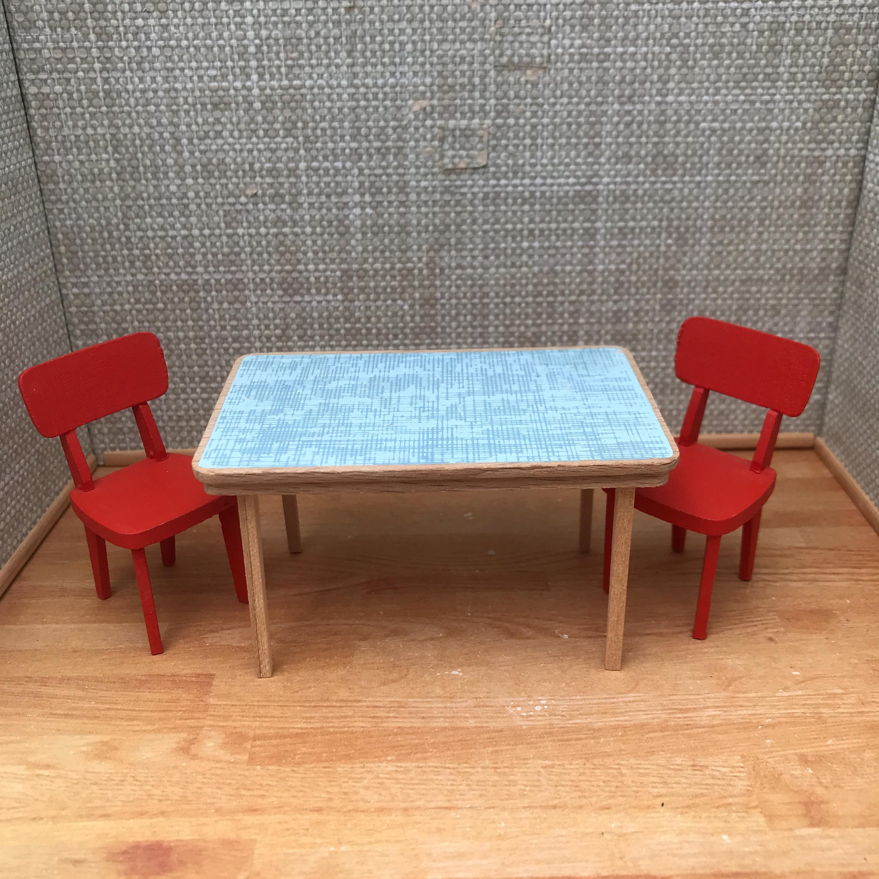 ドールハウス用の古いLundbyキッチン家具 / ヴィンテージ