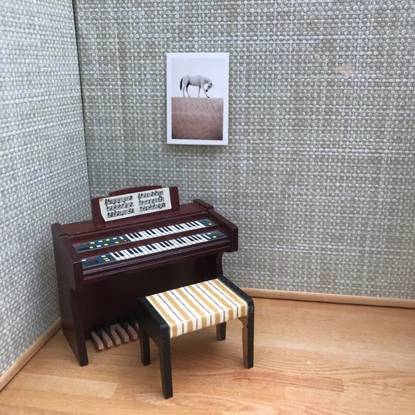 Lundby electric organ for dollhouse