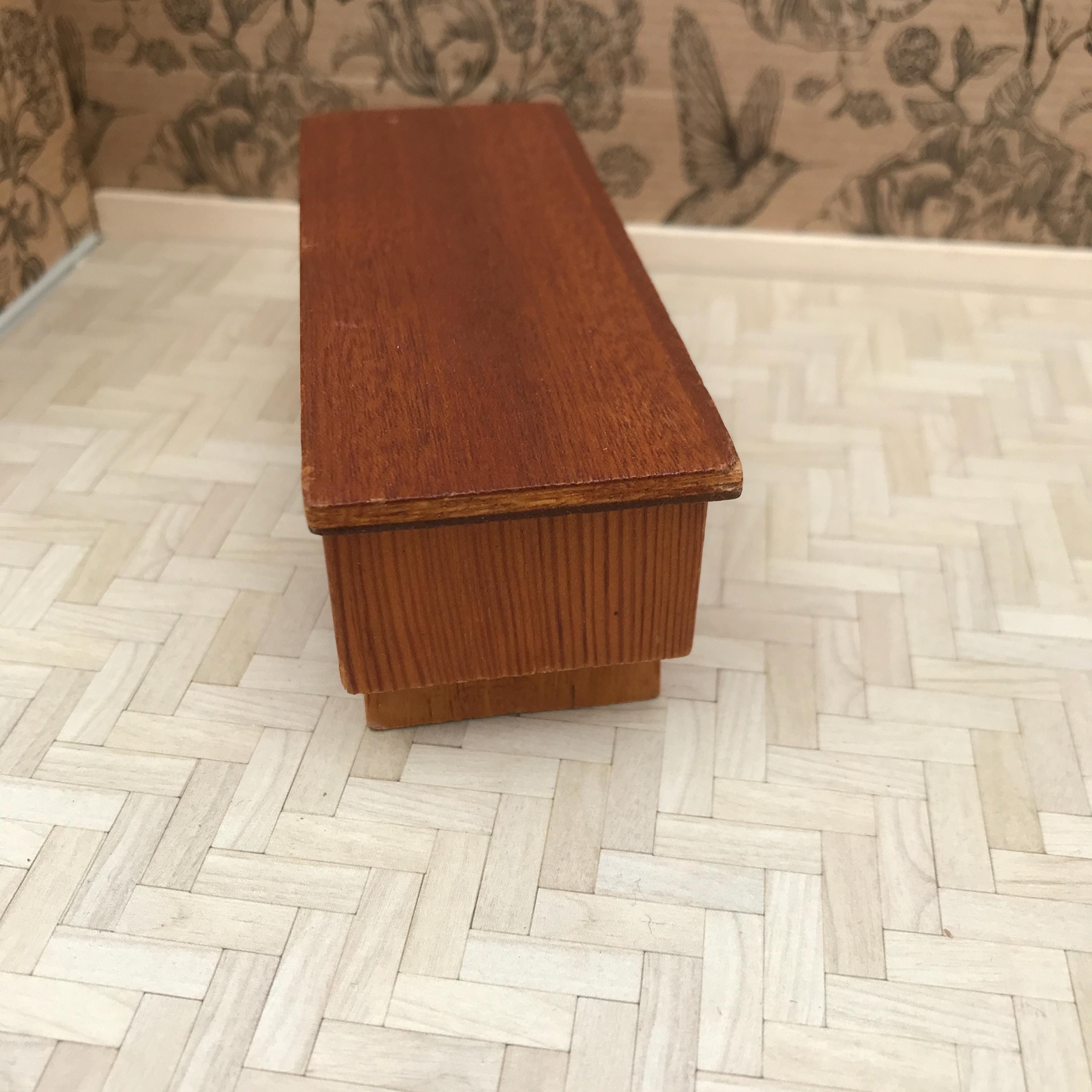 Bureau De Poupée Ancien En Bois – Miniature Meublé, Poupées, Collection
