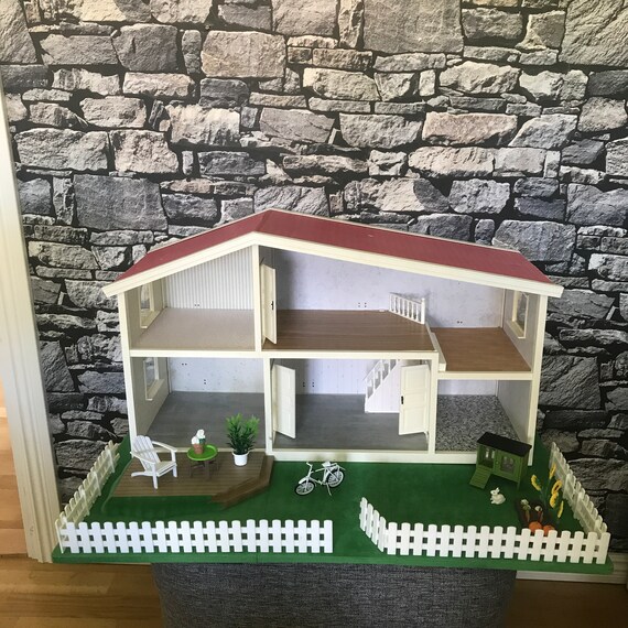 Lundby Dollhouse and Garden With Some Furniture Etsy