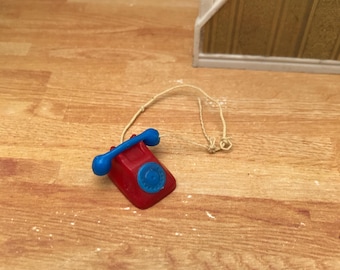 Lundby telephone for the dollhouse / vintage