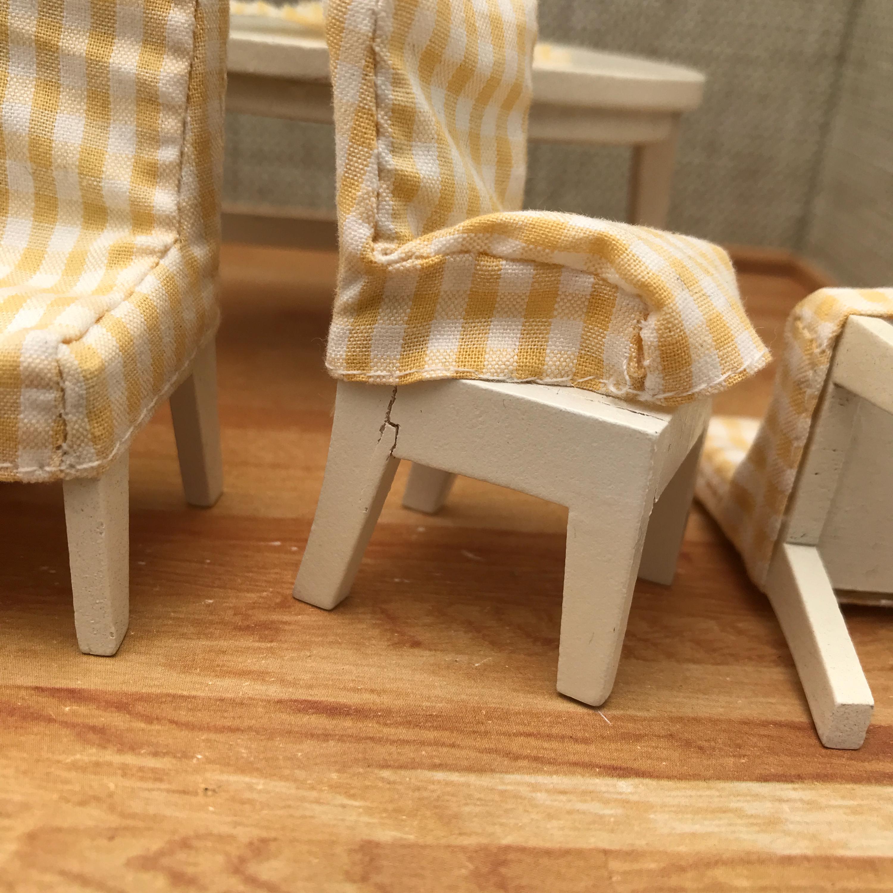 Lot De Meubles De Salle à Manger Pour Maison De Poupées Lundby, Vintage