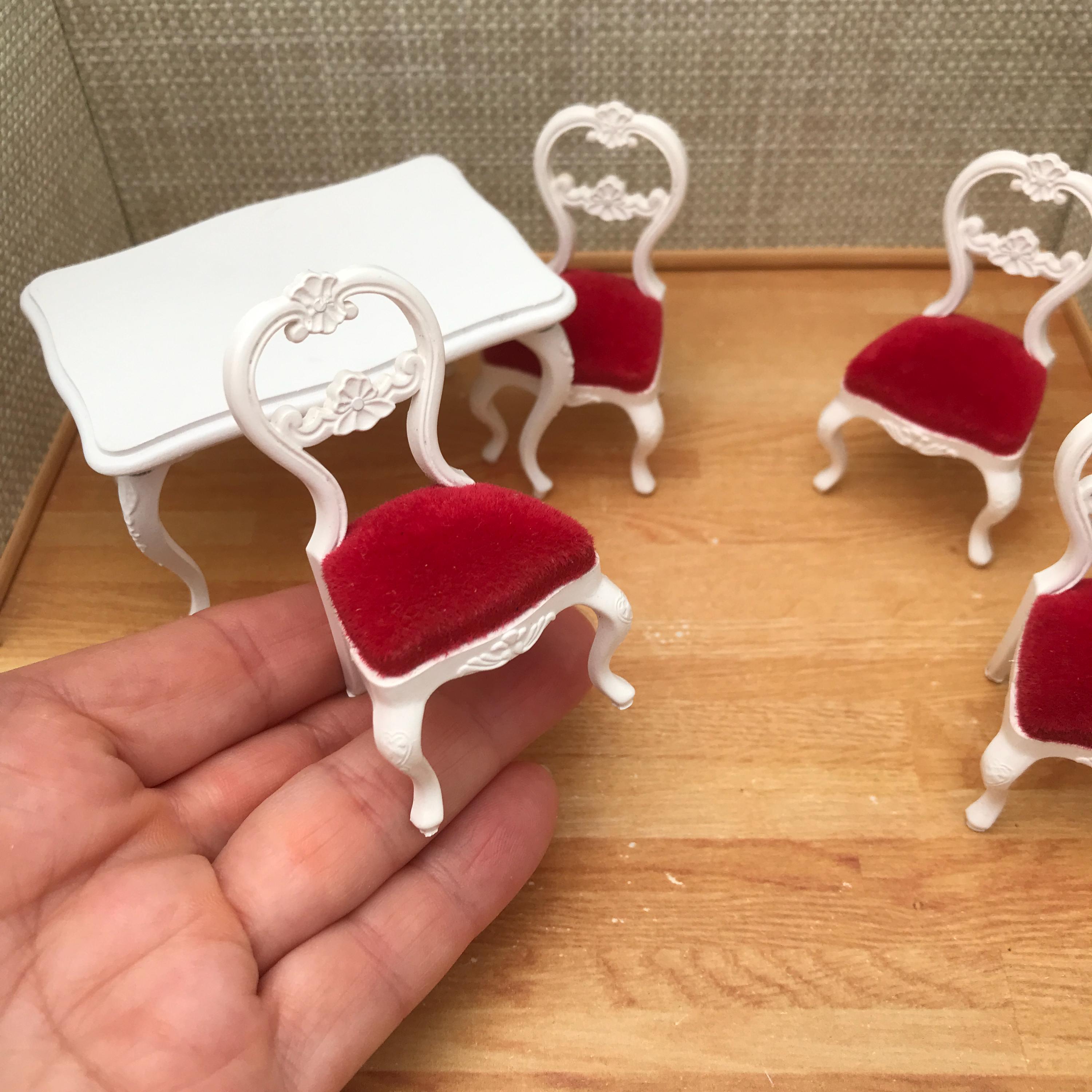 Lot De Meubles De Salle à Manger Pour Maison De Poupées Lundby - Vintage