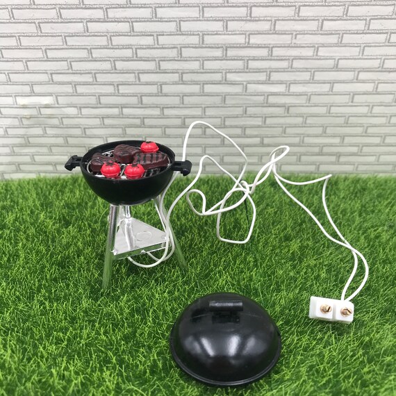 Lundby Grill With Lighting for Dollhouses Etsy