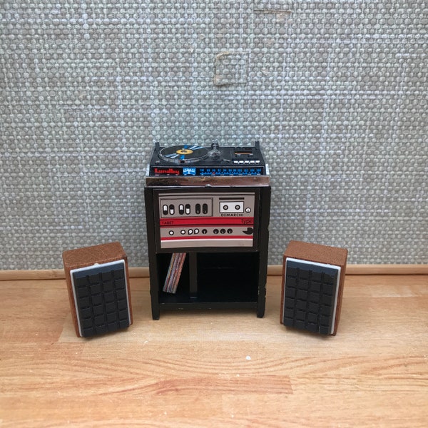 Lundby stereo for the dollhouse