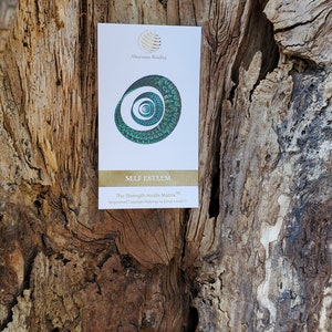 SELF_ESTEEM Manifestation CARD - A spiritual GIFT of mental health for self care manifestation through holistic vibrational healing therapy