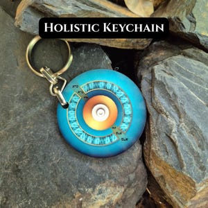 CALM Manifestation KEYCHAIN - A spiritual GIFT of mental health for self care manifestation through holistic vibrational healing therapy