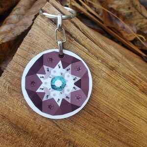 PROTECTION Manifestation KEYCHAIN - A spiritual GIFT of mental health for self care manifestation through vibrational healing frequencies