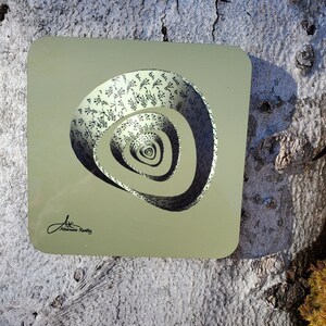 Emotional ABUNDANCE Manifestation COASTER -A spiritual GIFT of mental health for self care manifestation through vibrational healing therapy