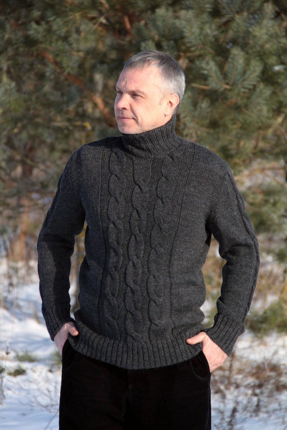 Aran deals turtleneck sweater