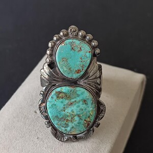Ed Kee Remarkable Vintage Native American Navajo Royston Turquoise Sterling Silver Bracelet Ed Kee Remarkable Vintage Native American Navajo Royston Turquoise Sterling Silver Bracelet