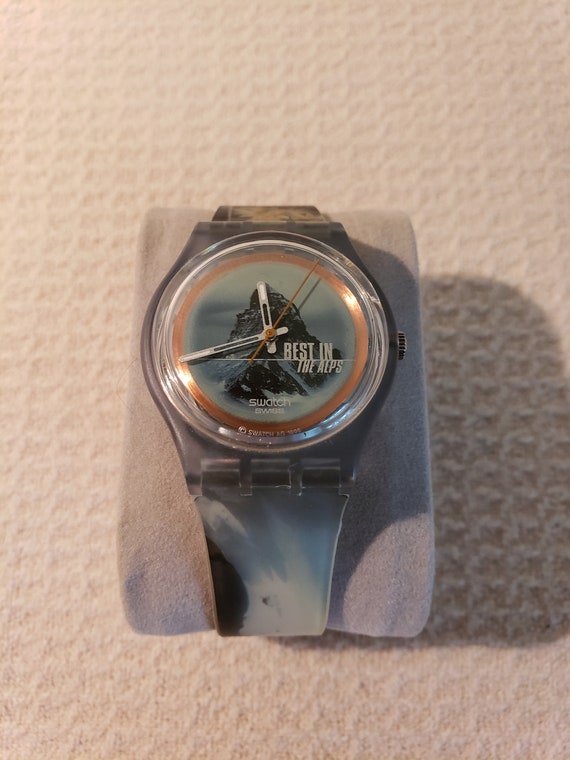 Vtg 1999 "Best in the Alps" Swatch Watch