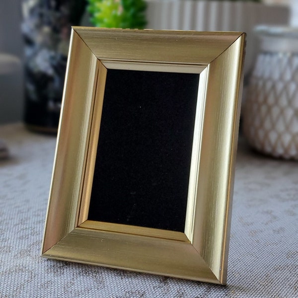 Gold Frame With Black Velvet-Small Frame-Mount Whatever You Want