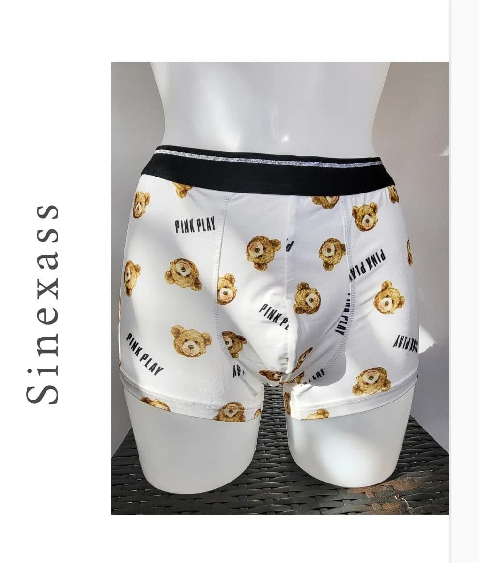 Couple Underwear Set Bear Print Panties -  Sweden